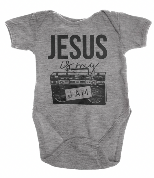 Jesus is My Jam | Heather Grey Onesie