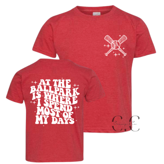 Most of My Days | Vintage Red Graphic T-shirt