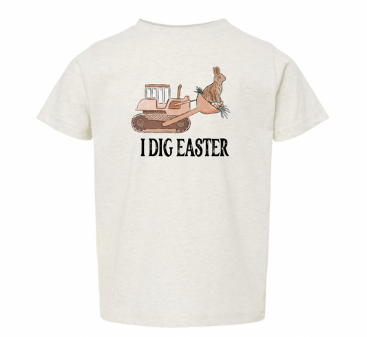 I Dig Easter | Neutral Graphic T-Shirt