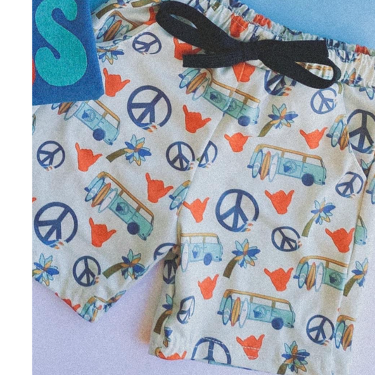 Peace & Waves | Shorts 6M-6Y