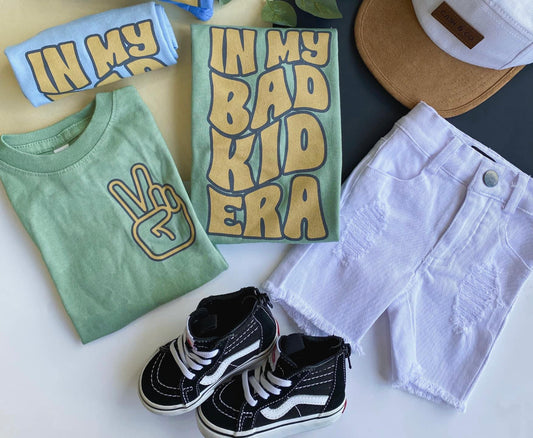 Bad Kid Era | Sage Green Tee