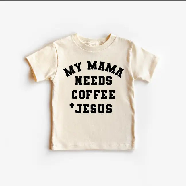 Coffee + Jesus | Natural Graphic T-Shift